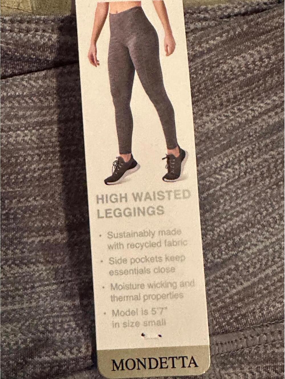 Mondetta Women’s High‑Waisted Performance Leggings XL NWT - Picture 2 of 3